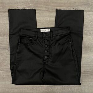 Abercrombie & Fitch The Ankle Straight Ultra High Rise Pants